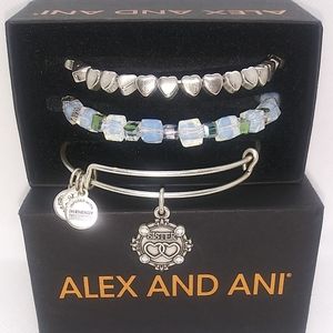 Alex & Ani Sister & Heart Set
